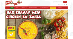 Desktop Screenshot of dashifoods.com